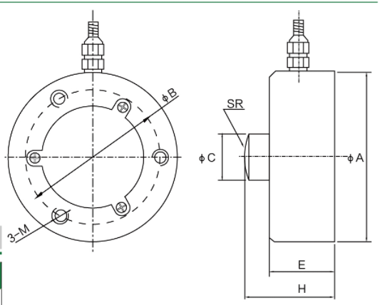 TQ-1V 膜合式稱重傳感器